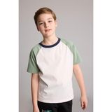 DeFacto %100 Pamuk New Regular Fit Bisiklet Yaka Kısa Kollu Tişört Erkek Çocuk H6383A826HS - Yeşil-GN1125 - 11 - 12 Yaş