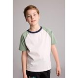 DeFacto %100 Pamuk New Regular Fit Bisiklet Yaka Kısa Kollu Tişört Erkek Çocuk H6383A826HS - Yeşil-GN1125 - 9 - 10 Yaş