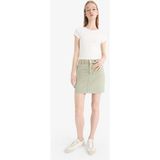 DeFacto %100 Pamuk Normal Bel Gabardin Mini Etek E5346AX25SP - Yeşil-GN497 - Dropsuz - 36