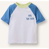 DeFacto %100 Pamuk Overshirt Fit Slogan Baskılı Kısa Kollu Tişört Erkek Bebek H5246A526SM - Beyaz-WT34 - 2 - 3 Yaş