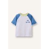 DeFacto %100 Pamuk Overshırt Fıt Slogan Baskılı Kısa Kollu Tişört Erkek Bebek H5246A526SM