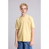 DeFacto %100 Pamuk Oversize Bisiklet Yaka Kısa Kollu Basic Erkek Çocuk Tişört. G6486A826AU - Sarı-YL506 - 9 - 10 Yaş