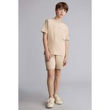 DeFacto %100 Pamuk Oversize Sweatshirt Kumaşı Şort Erkek Çocuk H2033A826SM - 5 - 6 Yaş - Bej-BG210