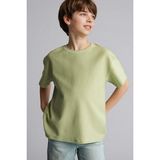 DeFacto %100 Pamuk Oversize Tişört Erkek Çocuk H3039A826SM - Yeşil-GN270 - 7 - 8 Yaş