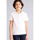 DeFacto %100 Pamuk Pike Polo Tişört Erkek Çocuk K1689A626SM - Beyaz-WT34 - 7 - 8 Yaş
