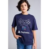 DeFacto %100 Pamuk PlayStation Oversize Tişört Erkek Çocuk G9074A826SM - Lacivert-NV134 - 5 - 6 Yaş