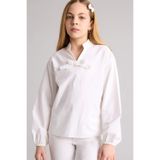 DeFacto %100 Pamuk Poplin Bluz Kız Çocuk G7550A826SP