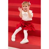 DeFacto %100 Pamuk Poplin Etek Kız Bebek G9996A526SM - Kırmızı-RD282 - 2 - 3 Yaş