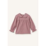 DeFacto %100 Pamuk Pötikareli Poplin Gömlek Kız Bebek G8135A526SP - Bordo-BR229 - 2 - 3 Yaş