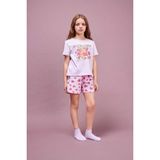 DeFacto %100 Pamuk Regular Fit 2'li Pijama Takımı Kız Çocuk H8359A826SM - Pembe-PN256 - 9 - 10 Yaş