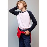 DeFacto %100 Pamuk Regular Fit Bisiklet Yaka Uzun Kollu Tişört Erkek Çocuk H9809A826AU - Lacivert-NV146 - 7 - 8 Yaş