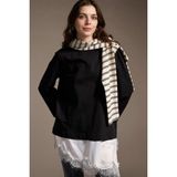 DeFacto %100 Pamuk Regular Fit Dantel Detaylı Tunik H0910AX26SM - Siyah-BK81 - XL