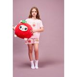 DeFacto %100 Pamuk Regular Fit Elastik Bel 2'li Kalpli Açık Pembe Pijama Takımı Kız Çocuk H5509A826SM - Pembe-PN256 - 7 - 8 Yaş