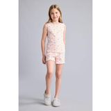 DeFacto %100 Pamuk Regular Fit Elastik Bel 2'li Kalpli Açık Pembe Pijama Takımı Kız Çocuk I0406A826HS - Pembe-PN638 - 9 - 10 Yaş