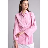 DeFacto %100 Pamuk Regular Fit Flamlı Uzun Kollu Tunik H1868AX26SM - Pembe-PN205