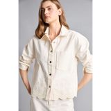 DeFacto %100 Pamuk Regular Fıt Gömlek Yaka Gabardin Blazer Ceket H2578AX26SM