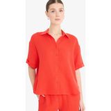 DeFacto %100 Pamuk Regular Fit Müslin Gömlek F0884AX25SM - Kırmızı-RD44 - XS