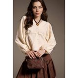 DeFacto %100 Pamuk Regular Fit Müslin Tunik H0271AX26SP - Ekru-ER103