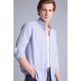 DeFacto %100 Pamuk Regular Fit Polo Yaka Gömlek G2530AX26SP - Indigo-IN131 - XS