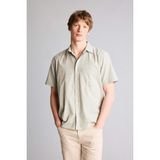 DeFacto %100 Pamuk Regular Fit Polo Yaka Kısa Kollu Gömlek D7551AX26SP - Yeşil-GN1255