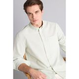 DeFacto %100 Pamuk Regular Fit Polo Yaka Oxford Basic Uzun Kollu Gömlek A8028AX26AU