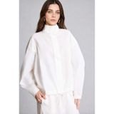 DeFacto %100 Pamuk Regular Fıt Poplin Uzun Kollu Ekru Tunik H0675AX26SP