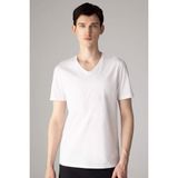 DeFacto %100 Pamuk Slim Fit Dar Kesim V Yaka Basic Düz Kısa Kollu Beyaz Tişört M7668AZ24SP - XS - Beyaz-WT34
