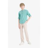 DeFacto %100 Pamuk Standart Jogger Paça Gabardin Pantolon Erkek Çocuk E5037A825SP