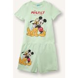 DeFacto %100 Pamuk Süper 1 Takım Lisanslı Regular Fit Elastik Bel 2'li Lacivert Pijama Takımı Erkek Çocuk H4029A526HS - Yeşil-GN1163 - 12 - 18 Ay