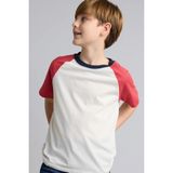 DeFacto %100 Pamuk Tişört Erkek Çocuk H6383A826HS - Bordo-BR187 - 9 - 10 Yaş