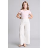 DeFacto %100 Pamuk Wıde Leg Düz Paça Gabardin Pantolon Kız Çocuk G0604A826SM