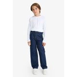 DeFacto %100 Pamuk Wide Leg Düz Paça Jean Pantolon Erkek Çocuk F2258A825AU