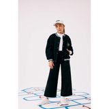 DeFacto %100 Pamuk Wide Leg Geniş Paça Okul Pantolonu Kız Çocuk E6188A825AU - Siyah-BK27 - 5 - 6 Yaş