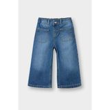 DeFacto %100 Pamuk Wide Leg Jean Pantolon Kız Bebek D7886A526SP - Mavi-NM28 - 18 - 24 Ay