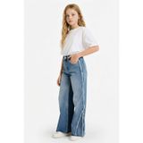 DeFacto %100 Pamuk Wide Leg Jean Pantolon Kız Çocuk G3646A825CW