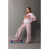DeFacto %100 Pamuk Wide Leg Kargo Jean Pantolon Kız Çocuk C0451A825SM