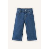 DeFacto %100 Pamuk Wide Leg Pantolon Kız Bebek H2200A526HS - Mavi-NM34 - 12 - 18 Ay