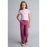 DeFacto %100 Pamuk Wide Leg Pantolon Kız Çocuk H1094A826SM - 7 - 8 Yaş - Pembe-PN10