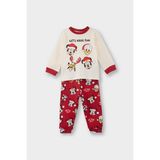 DeFacto %100 Pamuklu Dısney Mıckey & Mınnıe Beli Lastikli Pijama Takımı Erkek Bebek F4585A525WN - Kırmızı-RD79 - Dropsuz - 4 - 5 Yaş