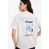DeFacto 26Y801000621 Kırık Beyaz Kadın T-Shirt G5910AX/WT32