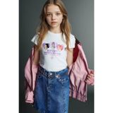 DeFacto 26Y801002545 Ekru Kız Çocuk T-Shirt H3843A8/ER105