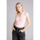 DeFacto 26Y801002696 Pembe Kadın T-Shirt G8735AX/PN671