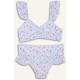 DeFacto 2'li Çiçekli Turkuaz Bikini Kız Çocuk G7400A826HS - Turkuaz-TR487 - 5 - 6 Yaş