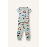 DeFacto 2'li Pijama Nane Yeşili Takım Erkek Bebek H5618A526AU
