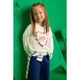 Defacto 2'li Takım Baskılı İçi Yumuşak Tüylü Okul Sweatshirt Eşofman Altı Kız Bebek, 18-24 Ay (92cm), Lacivert