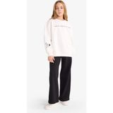 DeFacto 2'li Takım Baskılı Sweatshirt Eşofman Altı Kız Çocuk F2563A825WN - Ekru - Dropsuz - 8 - 9 Yaş