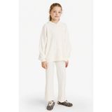 DeFacto 2'li Takım Kapüşonlu Sweatshirt Eşofman Altı Kız Çocuk, 5-6 Yaş, F4289A825WN, Ekru-ER99, kız-çocuk