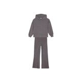 DeFacto 2'li Takım Kapüşonlu Sweatshirt Eşofman Altı Kız Çocuk, 7-8 Yaş, F3542A825WN, Antrasit-AR84, kız-çocuk
