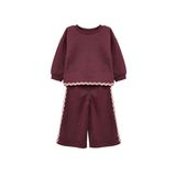 Defacto 2'li Takım Sweatshirt Alt Kız Bebek, 9-12 Ay, G5093A525WN, Mor-PR471, kız-bebek, 9-12 Ay (80cm)