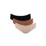 DeFacto 3'lü Slip Külot, L, G1808AX26SP, Kahve-BN298, kadın